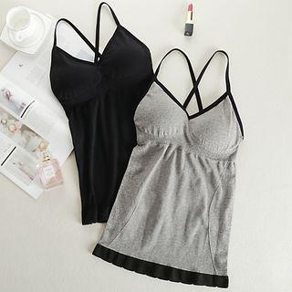 Cross Back Camisole Top / Set