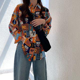 Car Print Shirt As Shown In Figure - One Size