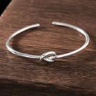 925 Sterling Silver Knot Bangle