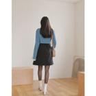 Plus Size Band-waist A-line Skirt
