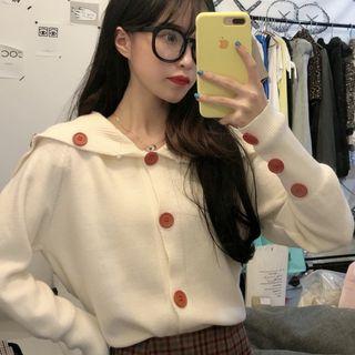 Button-accent Sweater