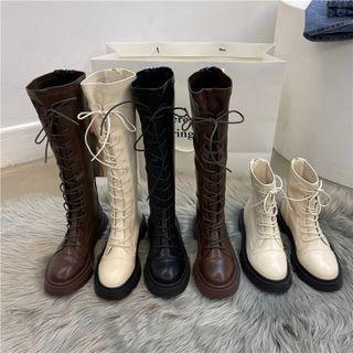 Platform Lace-up Boots (various Designs)