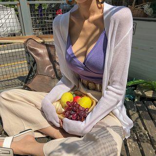 Belted Lightweight Knit Cardigan