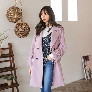 Double-breasted Trench Coat (no Sash)