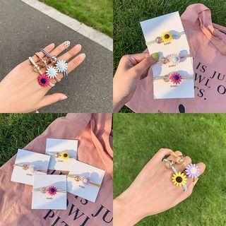 Daisy Beaded Hair Tie