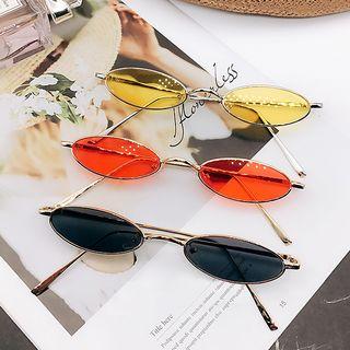 Retro Slim Oval Sunglasses / Eyeglasses
