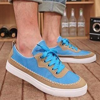 Mesh Panel Casual Shoes