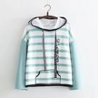 Unicorn Hooded Stripe Pullover