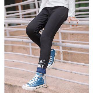Printed Fleece-lining Leggings