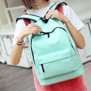 Tipped Canvas Backpack