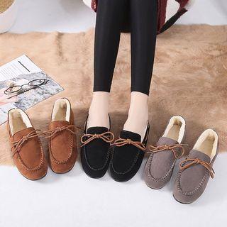 Tie-front Moccasins