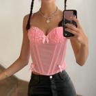 Bow Accent Corset Top