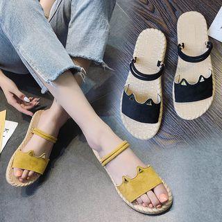 Cat Head Strappy Sandals