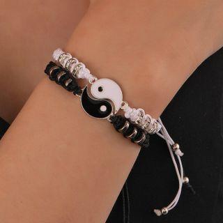 Yin And Yang String Bracelet