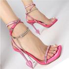 Heart Detail Stiletto-heel Sandals