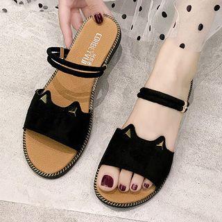 Cat Ear Flat Sandals