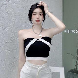 Cutout Strapless Top