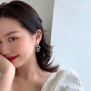 Star Drop Earring 1 Pair - One Size