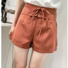 Lace-up Waist Shorts