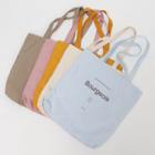 Lettered Fabric Shopper Bag