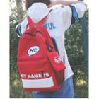 Set: Lettering Oxford Backpack + Pouch