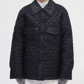 Long-sleeve Embossed Panel Jacket