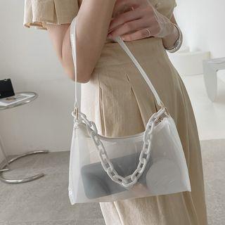 Chain Transparent Shoulder Bag