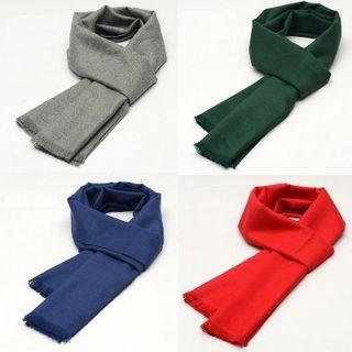 Plain Fringed Scarf