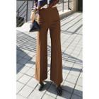 High-waist Boot-cut Pants
