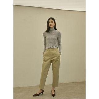 Patch-pocket Baggy-fit Pants