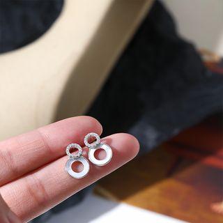 925 Sterling Silver Cz Ear Stud As Shown In Figure - One Size