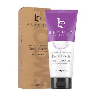 Beauty By Earth - 2-in-1 Exfoliating Facial Scrub & Cleanser, 120ml 120ml / 4 Fl Oz