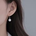 Rhinestone Sterling Silver Earring Hook Earring - One Size