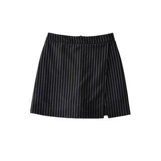 Striped A-line Skorts