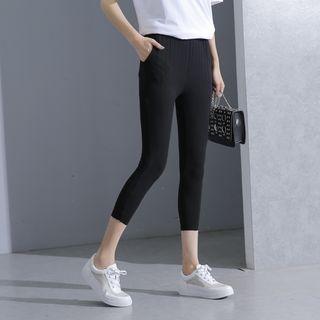 Ribbed Cropped Leggings