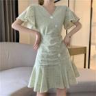 V-neck Cutout Dress