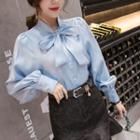Knot-front Shirt