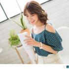 Off-shoulder Spaghetti-strap Print Top