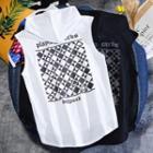 Sleeveless Checkerboard Hoodie