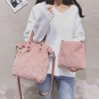 Set: Corduroy Tote Bag + Pouch