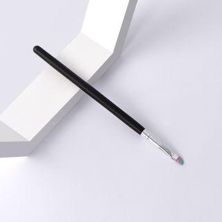 Eyebrow Makeup Brush 2t01494 - 1 Pc - Black & Silver - One Size