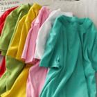 Short-sleeve Crop T-shirt In 9 Colors