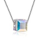 Cube Rhinestone Necklace As Shown In Figure - 8mm