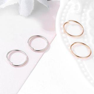 Alloy Mini Open Hoop Earring