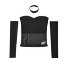 Set: Tube Top + Arm Sleeve + Choker