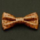 Faux-leather Bow Tie Ja63 - Coffee - One Size