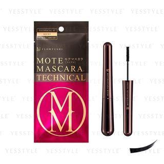 Flowfushi - Mote Mascara Technical (brush) (#03 Black) 7ml