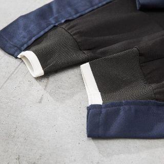 Drawstring Panel Slim-fit Pants