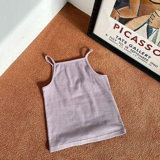Square-neck Slim-fit Camisole Top