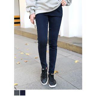 Brushed-fleece Lined Leggings Pants